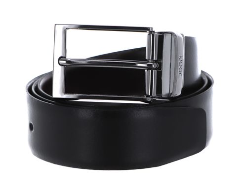 JOOP! Adjustable Coll. Belt 3,5 CM W115 Black-D`Brown - kürzbar