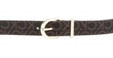 Calvin Klein CK Must Metal Round Belt 25MM Mono W90 Brown Mono Calvin Klein CK Must Metal Round Belt 25MM Mono W90 Brown Mono