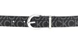 Calvin Klein CK Must Metal Round Belt 25MM Mono W90 Black Mono Calvin Klein CK Must Metal Round Belt 25MM Mono W90 Black Mono