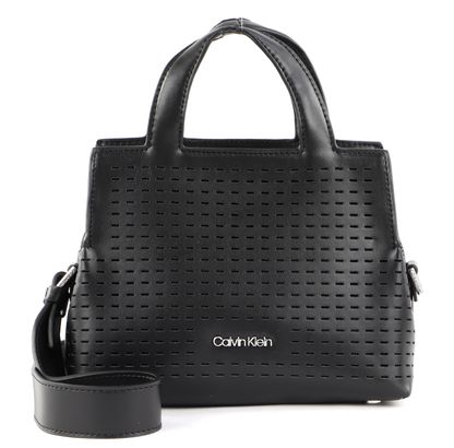 Calvin Klein Neat Tote Mini Perf CK Black