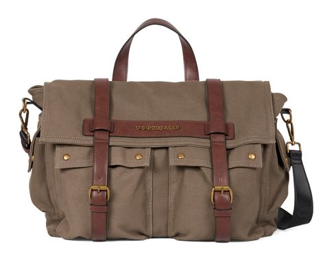 U.S. POLO ASSN. Lubbock Messenger Military Green