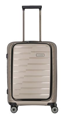 travelite Air Base 4W Front Bag Trolley S Champagne