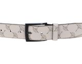 JOOP! Printed Coll. Belt 3,5 CM W80 Cream-White JOOP! Printed Coll. Belt 3,5 CM W80 Cream-White