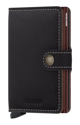 Secrid Miniwallet Saffiano Brown