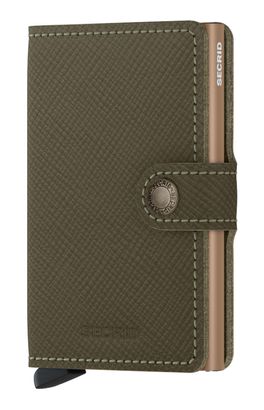 Secrid Miniwallet Saffiano Olive