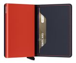 Secrid Slimwallet Matte Nightblue & Orange Secrid Slimwallet Matte Nightblue & Orange