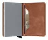 Secrid Slimwallet Vintage Cognac - Silver Secrid Slimwallet Vintage Cognac - Silver