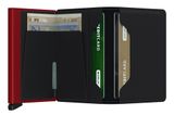 Secrid Slimwallet Matte Black & Red Secrid Slimwallet Matte Black & Red