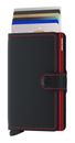 Secrid Miniwallet Matte Black & Red
