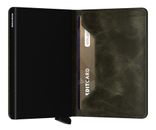 Secrid Slimwallet Vintage Olive - Black Secrid Slimwallet Vintage Olive - Black