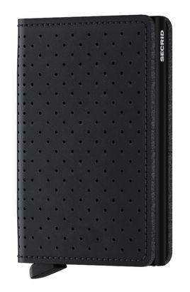 Secrid Slimwallet Perforated Black