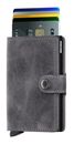 Secrid Miniwallet Vintage Grey - Black Secrid Miniwallet Vintage Grey - Black