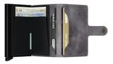Secrid Miniwallet Vintage Grey - Black Secrid Miniwallet Vintage Grey - Black