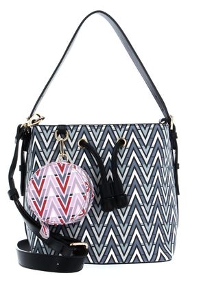 VALENTINO Tonic Bucket Bag Nero / Multicolor