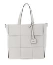 abro Leather Artemide Shopper Chessboard Small S Ivory