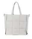 abro Leather Artemide Shopper Chessboard Small S Ivory