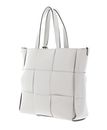 abro Leather Artemide Shopper Chessboard Small S Ivory