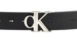 Calvin Klein CKJ Monogram Hardware Rev Belt 35MM W115 Bitter Brown / Black Calvin Klein CKJ Monogram Hardware Rev Belt 35MM W115 Bitter Brown / Black