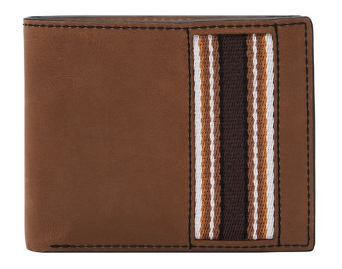 FOSSIL Bronson Bifold Wallet With Flip ID Medium Brown