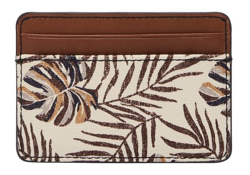 FOSSIL Bronson Card Case Natural