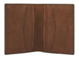 FOSSIL Everett Card Case Bifold Medium Brown