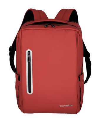 travelite Basics Boxy Backpack Red