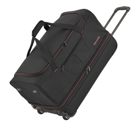 travelite Basics Wheeled Duffle S Black / Orange