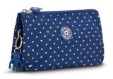 kipling Basic Print Creativity Pouch L Soft Dot Blue kipling Basic Print Creativity Pouch L Soft Dot Blue