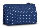 kipling Basic Print Creativity Pouch L Soft Dot Blue kipling Basic Print Creativity Pouch L Soft Dot Blue