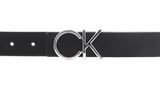 Calvin Klein Re-Lock CK Rev Belt 30MM W85 Black / White Calvin Klein Re-Lock CK Rev Belt 30MM W85 Black / White
