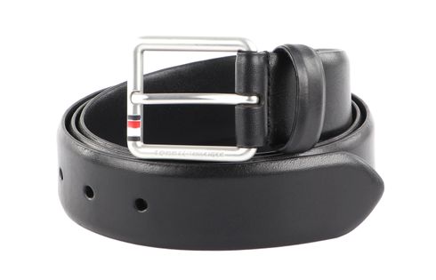 TOMMY HILFIGER Casual Essential Leather Belt 3.5 W95 Black