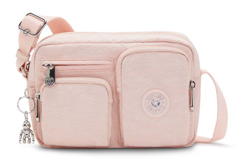 kipling Basic Elevated Albena Crossbody Bag Spring Rose Emb