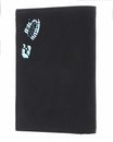 oxmox New Cryptan RFID Protect Kombibörse Footsteps Print Cyan Black