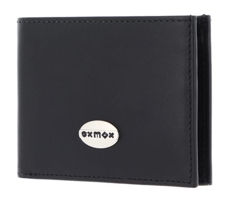 oxmox Leather RFID Protect Pocketbörse Black