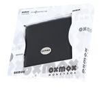 oxmox Leather RFID Protect Pocketbörse Pure Metal Round Black