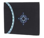 oxmox New Cryptan RFID Protect Querscheinbörse Windrose Print Cyan Black