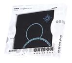 oxmox New Cryptan RFID Protect Querscheinbörse Windrose Print Cyan Black