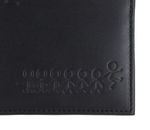 oxmox Leather RFID Protect Querscheinbörse Jumping Jack Embossed Black