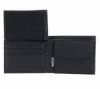 oxmox Leather RFID Protect Querscheinbörse Jumping Jack Embossed Black