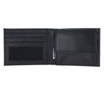 oxmox Leather RFID Protect Pocketbörse Lizard Embossed Black