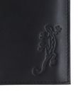 oxmox Leather RFID Protect Kombibörse Lizard Embossed Black