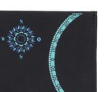 oxmox New Cryptan RFID Protect Pocketbörse Windrose Print Cyan Black oxmox New Cryptan RFID Protect Pocketbörse Windrose Print Cyan Black