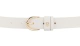 TOMMY HILFIGER TH Timeless Belt 2.5 W130 Shell White TOMMY HILFIGER TH Timeless Belt 2.5 W130 Shell White