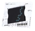 oxmox New Cryptan RFID Protect Pocketbörse Footsteps Print Cyan Black