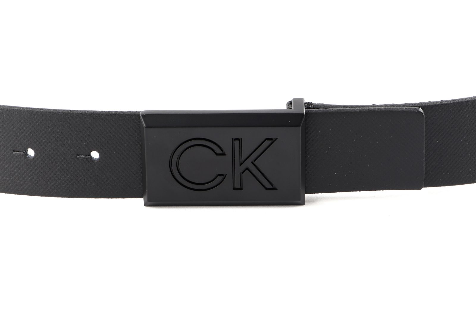 Klein CK 35MM Calvin Casual W95 modeherz Belt Gürtel Black Plaque |