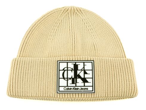 Calvin Klein CKJ Beanie Short Beanie Tuscan Beige