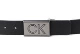 Calvin Klein Casual Plaque Belt 35MM W110 CK Black Calvin Klein Casual Plaque Belt 35MM W110 CK Black