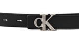 Calvin Klein CKJ Monogram Mono Hardware Belt 25MM W90 Black Calvin Klein CKJ Monogram Mono Hardware Belt 25MM W90 Black
