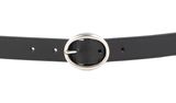 Calvin Klein CKJ Classic Round Belt 25MM W130 Black Calvin Klein CKJ Classic Round Belt 25MM W130 Black
