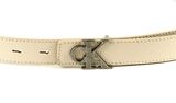 Calvin Klein CKJ Monogram Mono Hardware Belt 25MM W100 Tuscan Beige Calvin Klein CKJ Monogram Mono Hardware Belt 25MM W100 Tuscan Beige